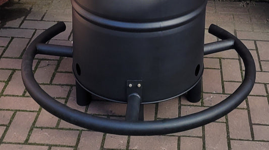 Fußrehling für Feuertonne & Stehtisch – Stahl