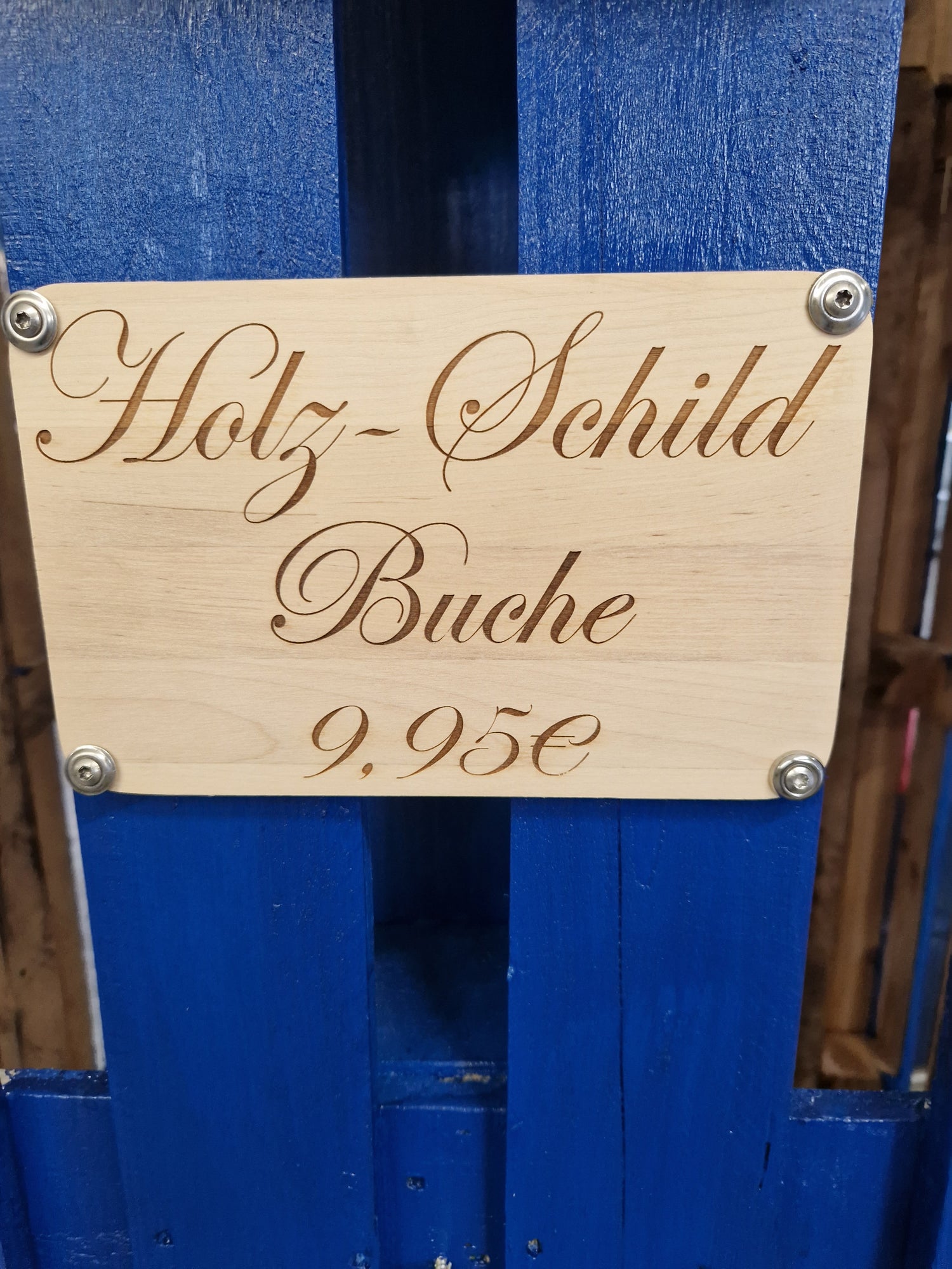 Holzschilder Buche