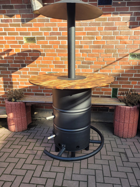Wärmehaube für Stehtisch – Ø 80 cm, Windschutz