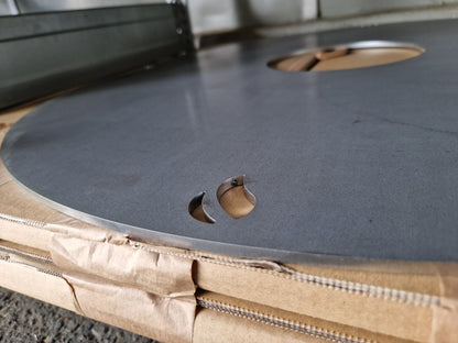 Plancha Grillplatte für Feuertonne – Stahl 3 mm / 5 mm, Ø 80 cm