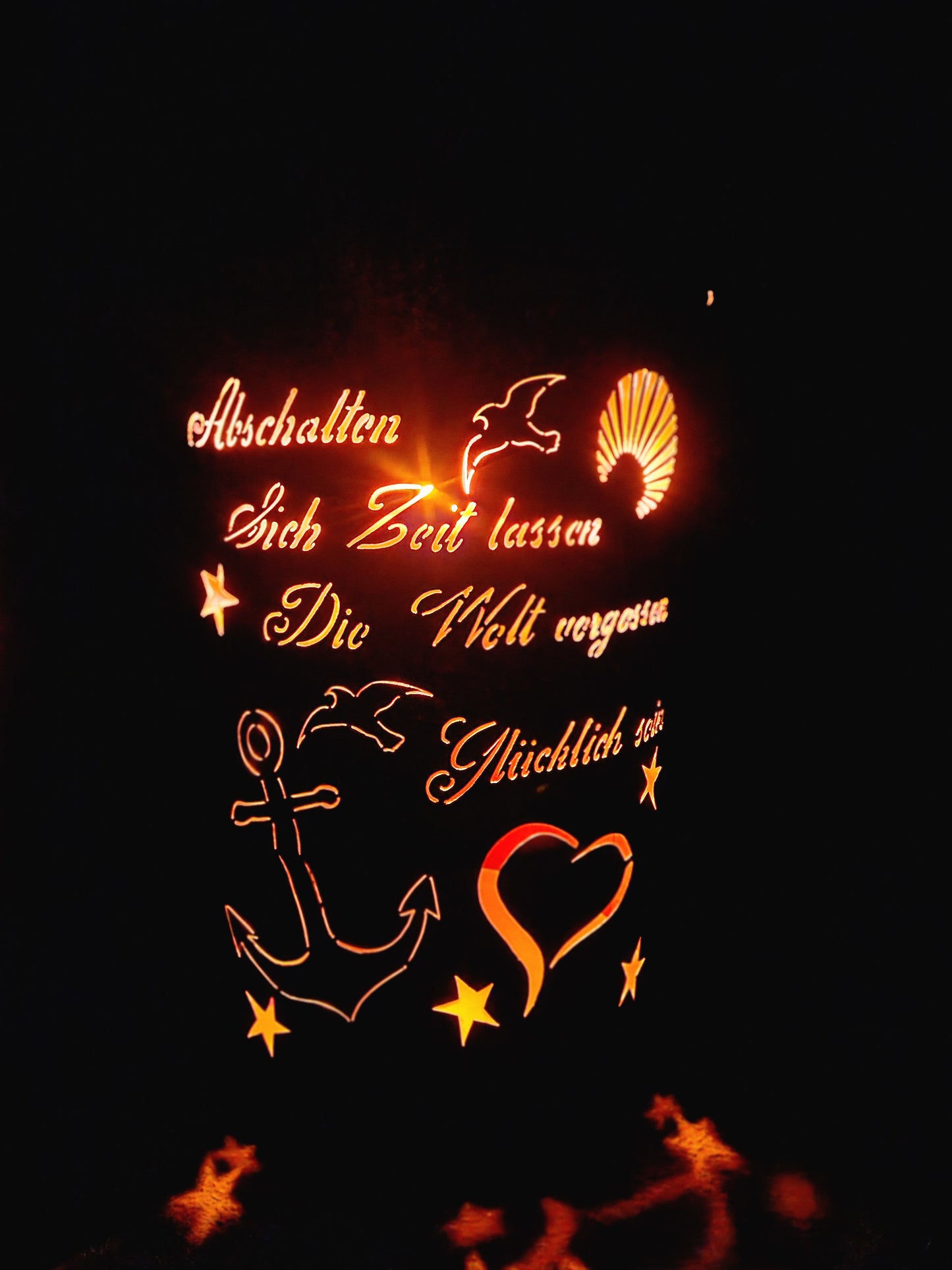 Feuertonne Abschalten, Sich Zeit lassen