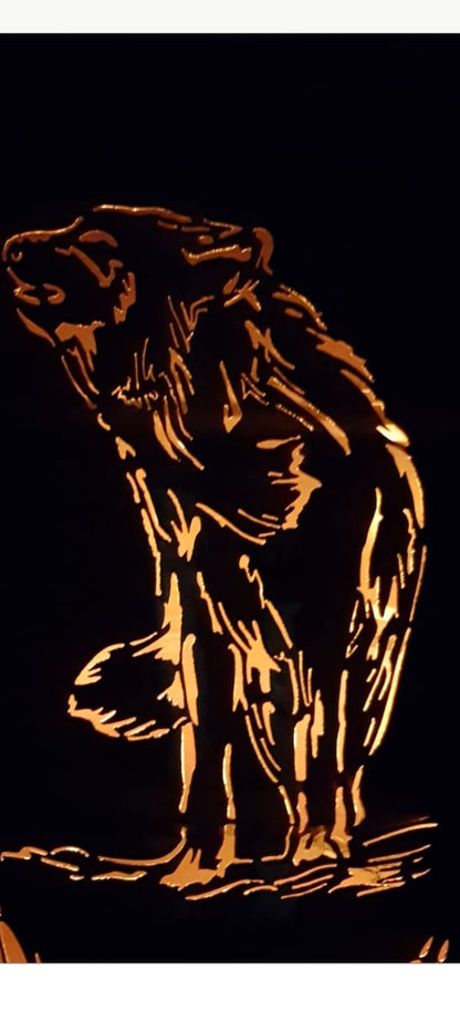 Feuertonne Wolf