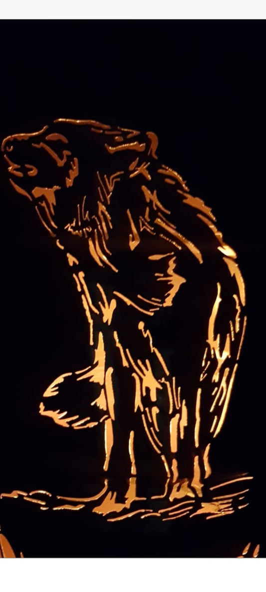 Feuertonne Wolf