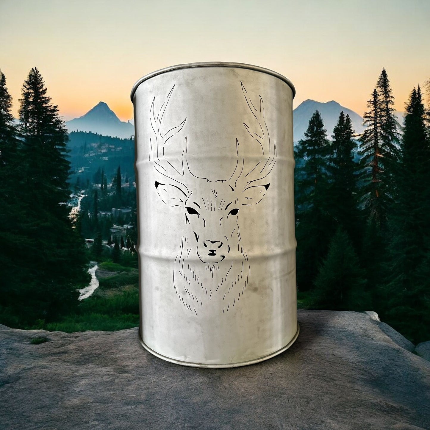 Feuertonne Hirsch