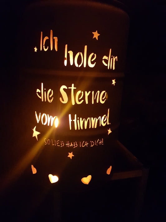 Feuertonne Ich hole Dir die Sterne vom Himmel