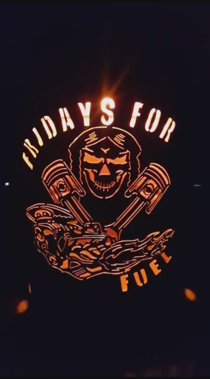 Fire barrel Fridays for fuel